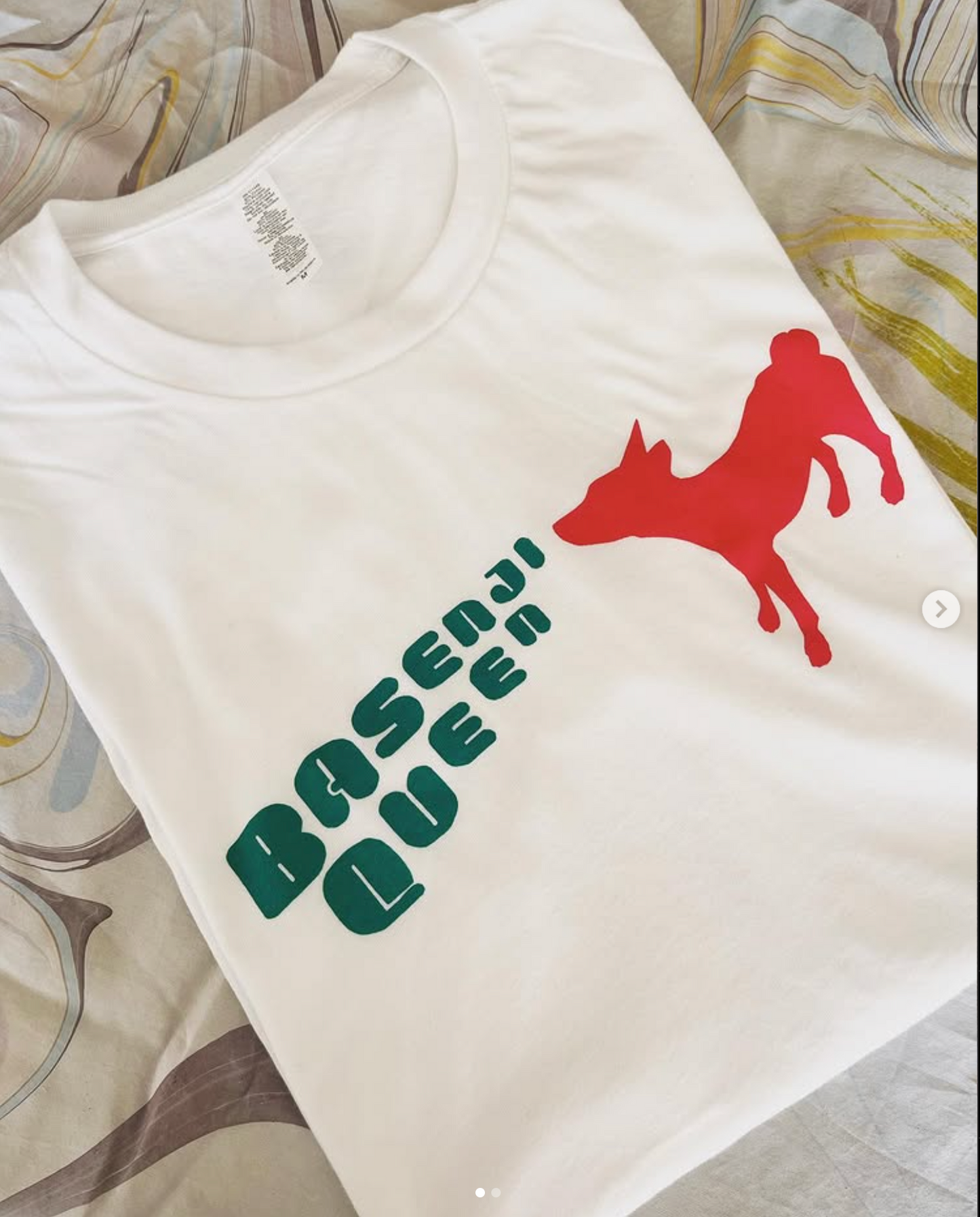 2022 | Basenji Queen ~ Screen-printed T-shirts