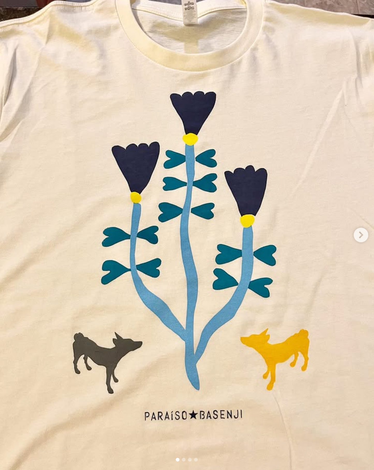2022 | Botanical Basenjis ~ Screen-printed T-shirts