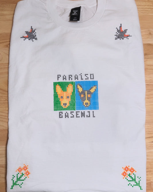 2025SS | Pixel Basenji ~ Screen-printed T-shirts