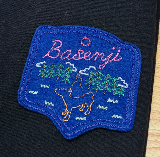 2024-2025|Basenji Felt Embroidery ~ Embroidery Patches|バセのフェルトワッペン