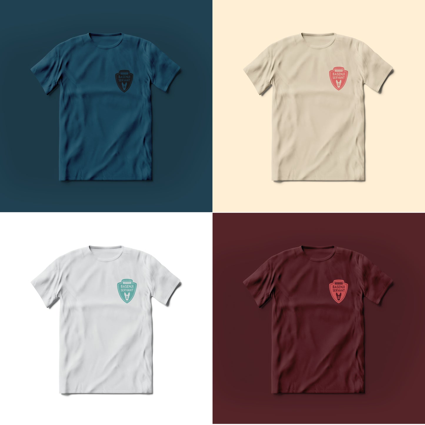 2022 | "Certified" Basenji Servant ~ Screen-printed T-shirts