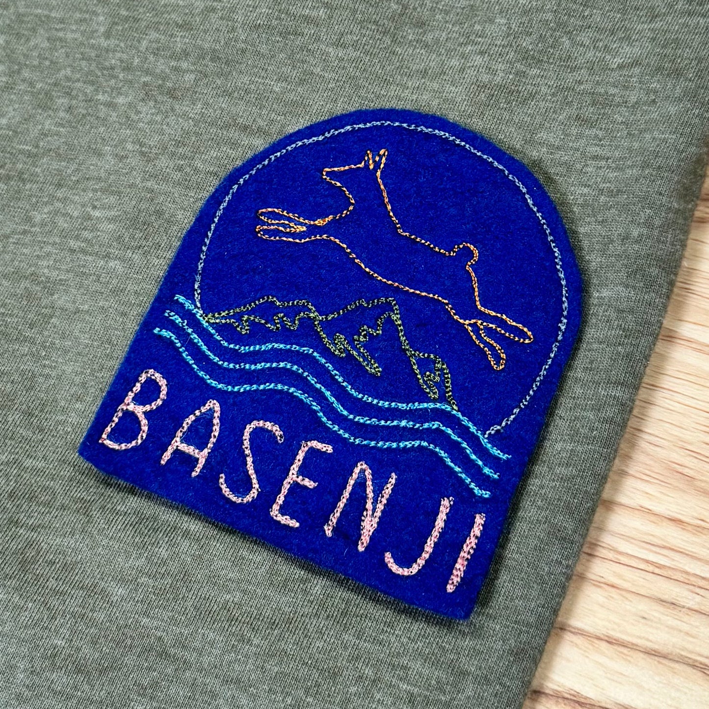 2024-2025|Basenji Felt Embroidery ~ Embroidery Patches|バセのフェルトワッペン
