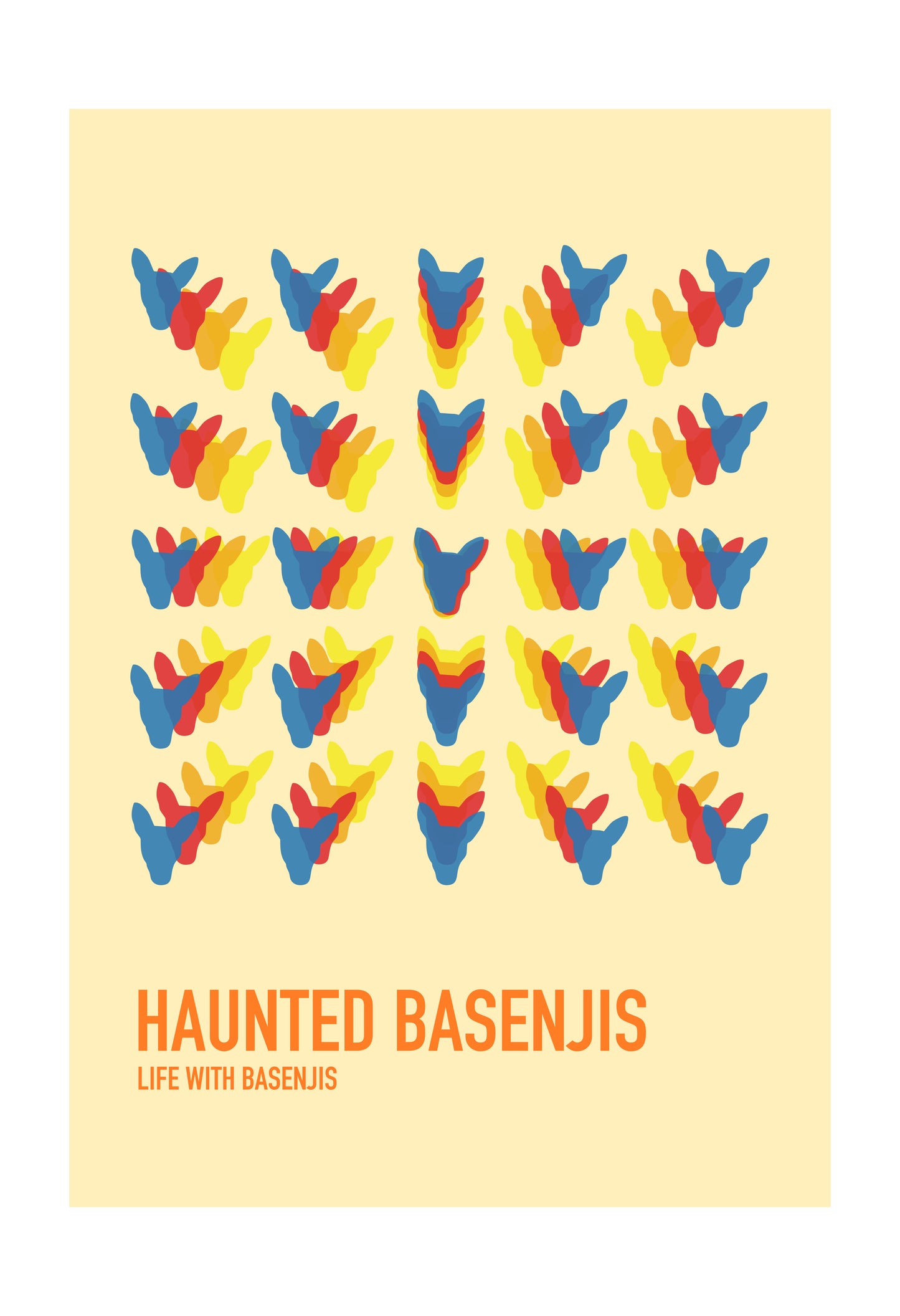 2024-2025 | Haunted Basenjis - Life with Basenjis ~ Posters, Postcards, and Mini Cards