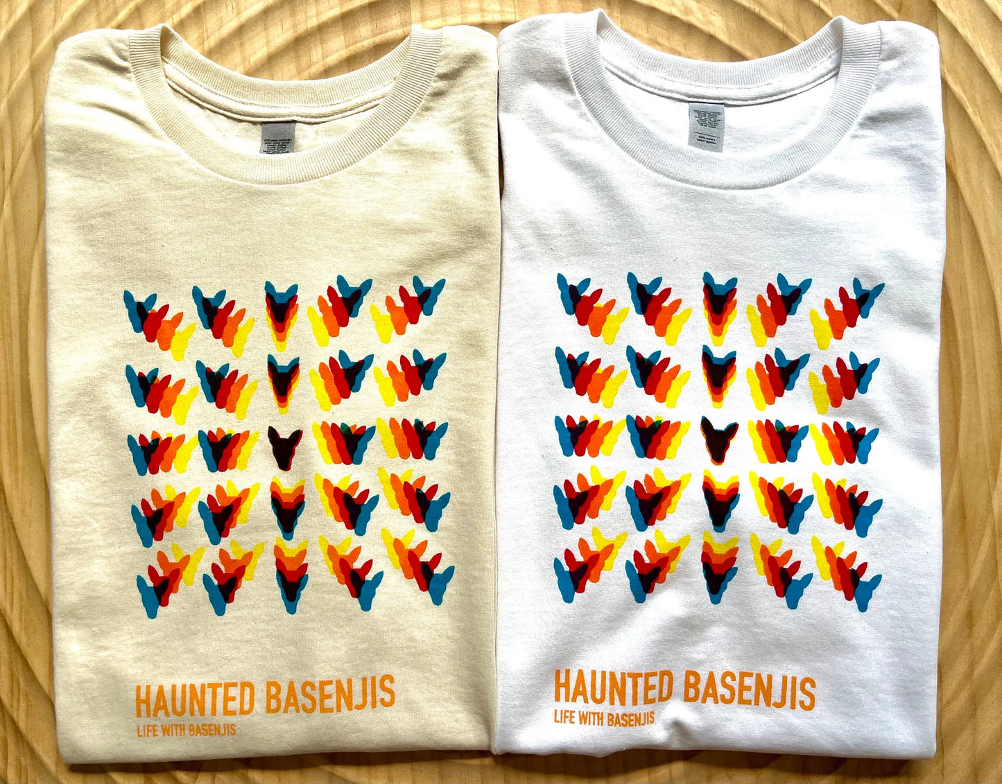2023FW | Haunted Basenjis ~ Screen-printed T-shirts