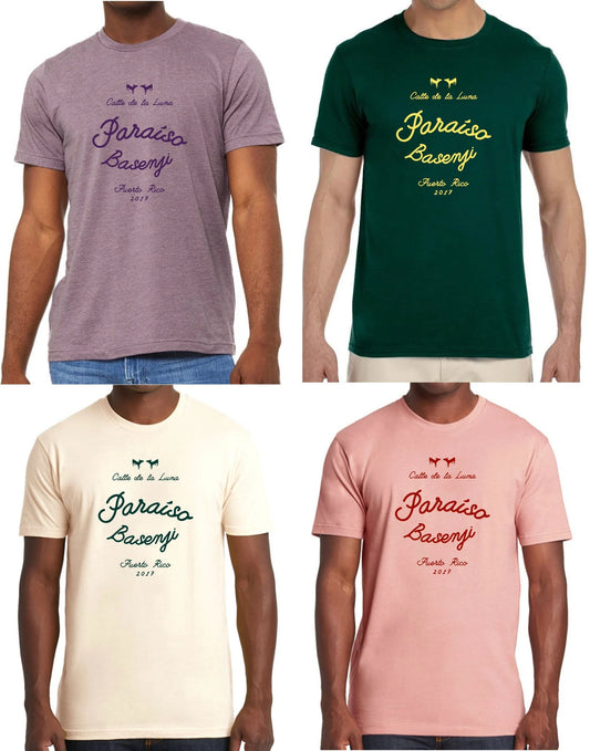 2023FW|Paraíso Basenji "Puerto Rico since 2017" ~ Screen-printed T-shirts