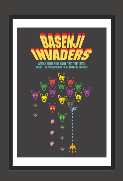 2024-2025 | Basenji Invaders ~ Posters, Postcards, and Mini Cards