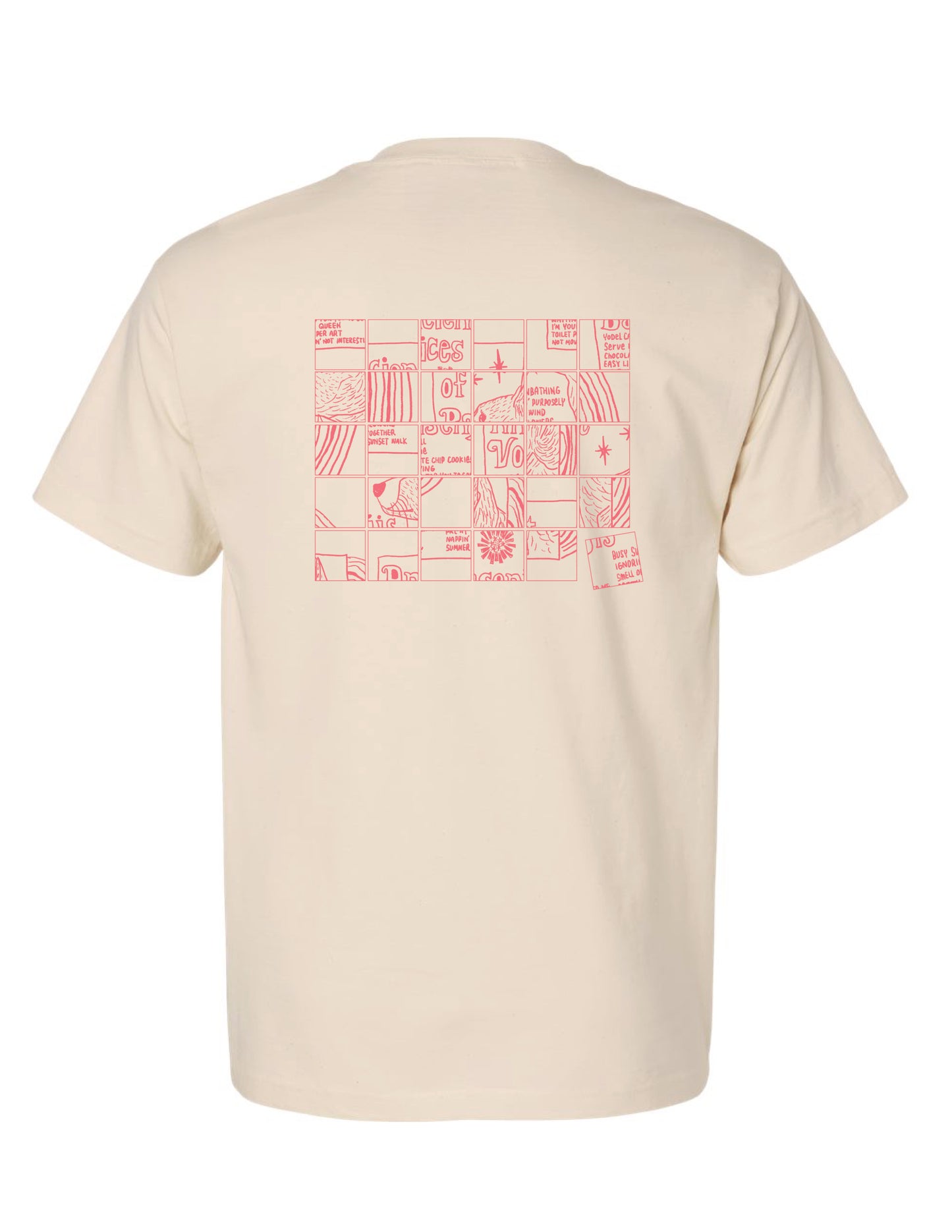 2026 Summer | Ancient Voices of Basenjis 2 [Album Cover Art - Grid Puzzle ver.] ~ Screen-printed T-shirts