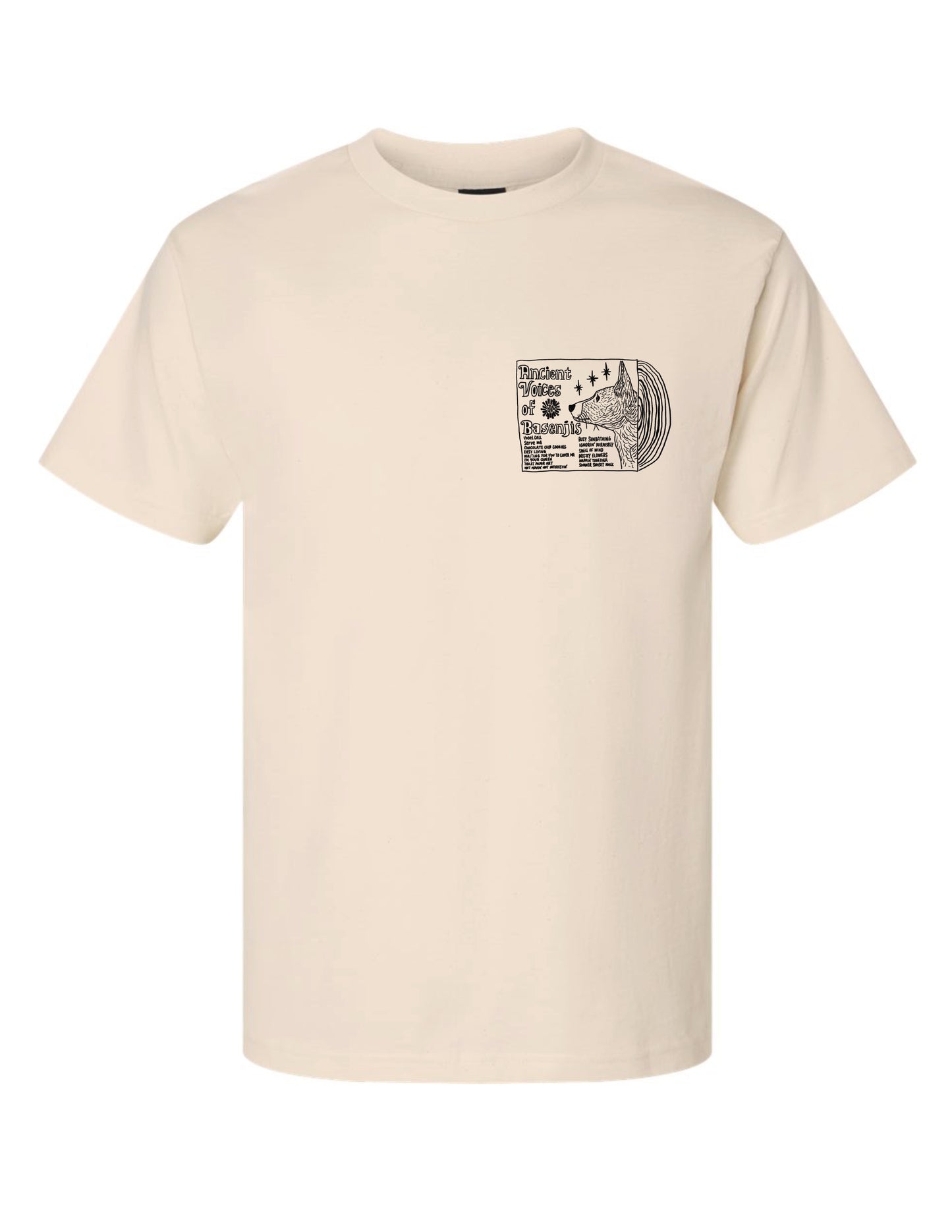 2026 Summer | Ancient Voices of Basenjis 2 [Album Cover Art - Grid Puzzle ver.] ~ Screen-printed T-shirts