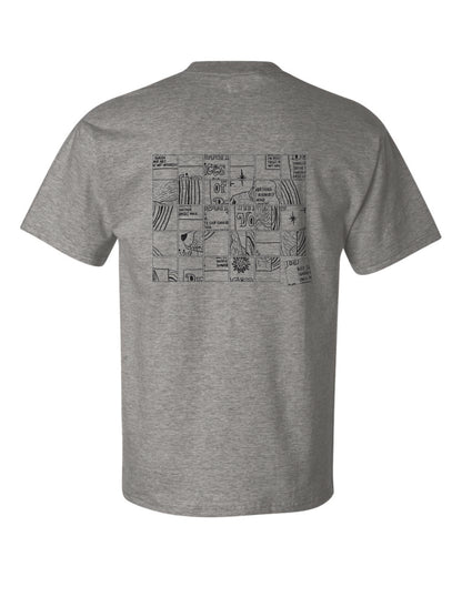 2026 Summer | Ancient Voices of Basenjis 2 [Album Cover Art - Grid Puzzle ver.] ~ Screen-printed T-shirts