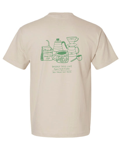 2026 Summer | Basenji Tails Café ~ Screen-printed T-shirts