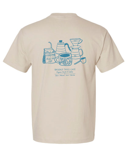 2026 Summer | Basenji Tails Café ~ Screen-printed T-shirts