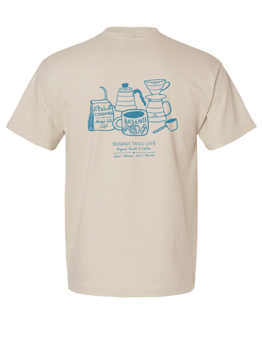 2026 Summer | Basenji Tails Café ~ Screen-printed T-shirts