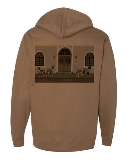 2025AW | Casa de Basenjis (Sizes L~2XL)~ Hand Screen-Printed Hoodie