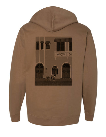 2025AW | Casa de Basenjis (Sizes S~M)~ Hand Screen-Printed Hoodie