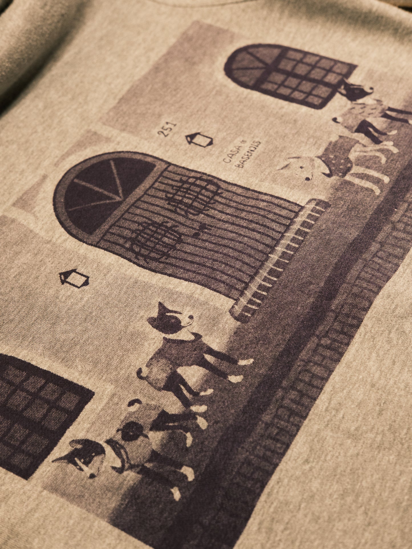 2025AW | Casa de Basenjis ~ Hand Screen-Printed Hoodie