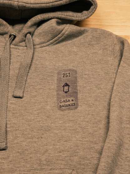 2025AW | Casa de Basenjis ~ Hand Screen-Printed Hoodie
