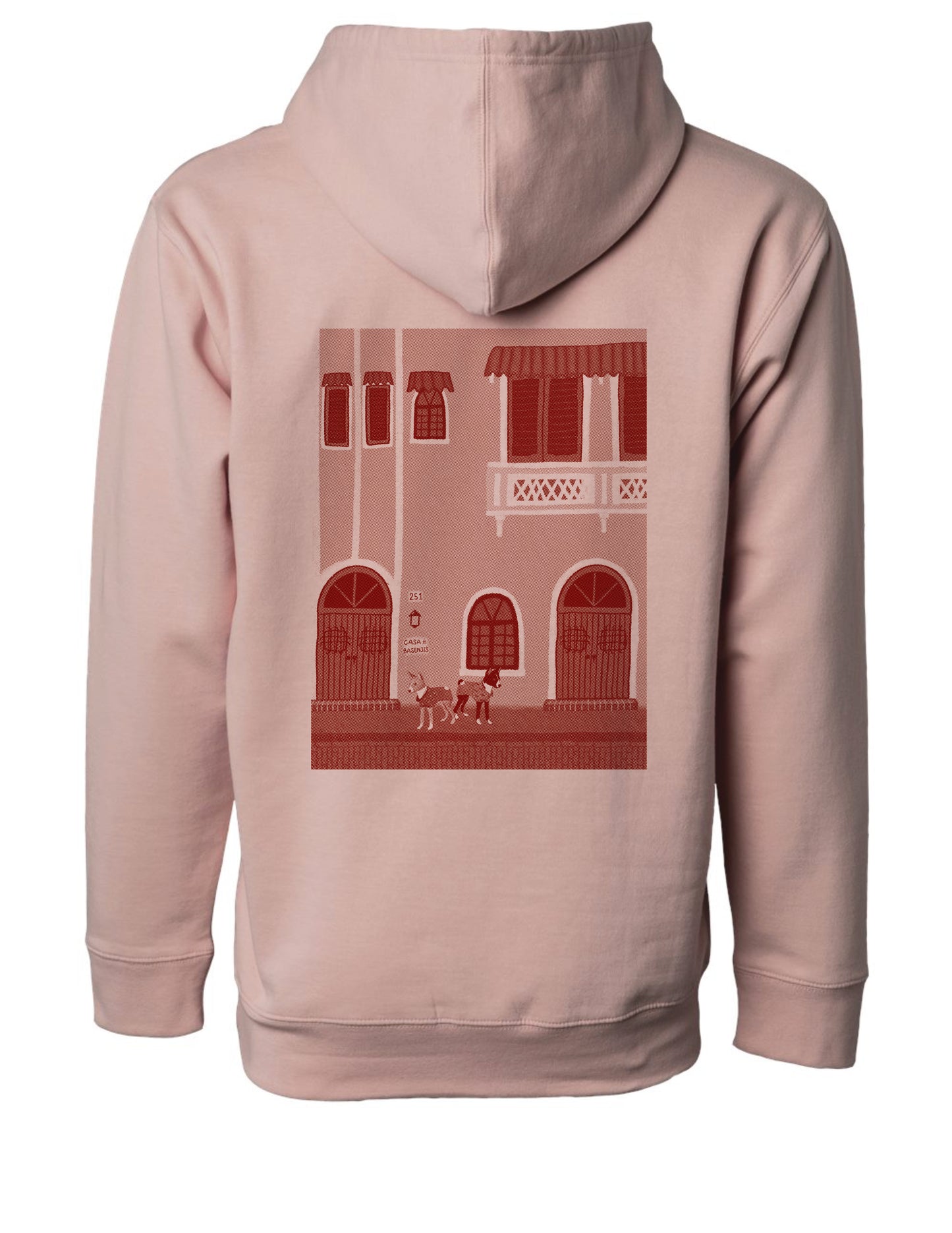 2025AW | Casa de Basenjis (Sizes S~M)~ Hand Screen-Printed Hoodie
