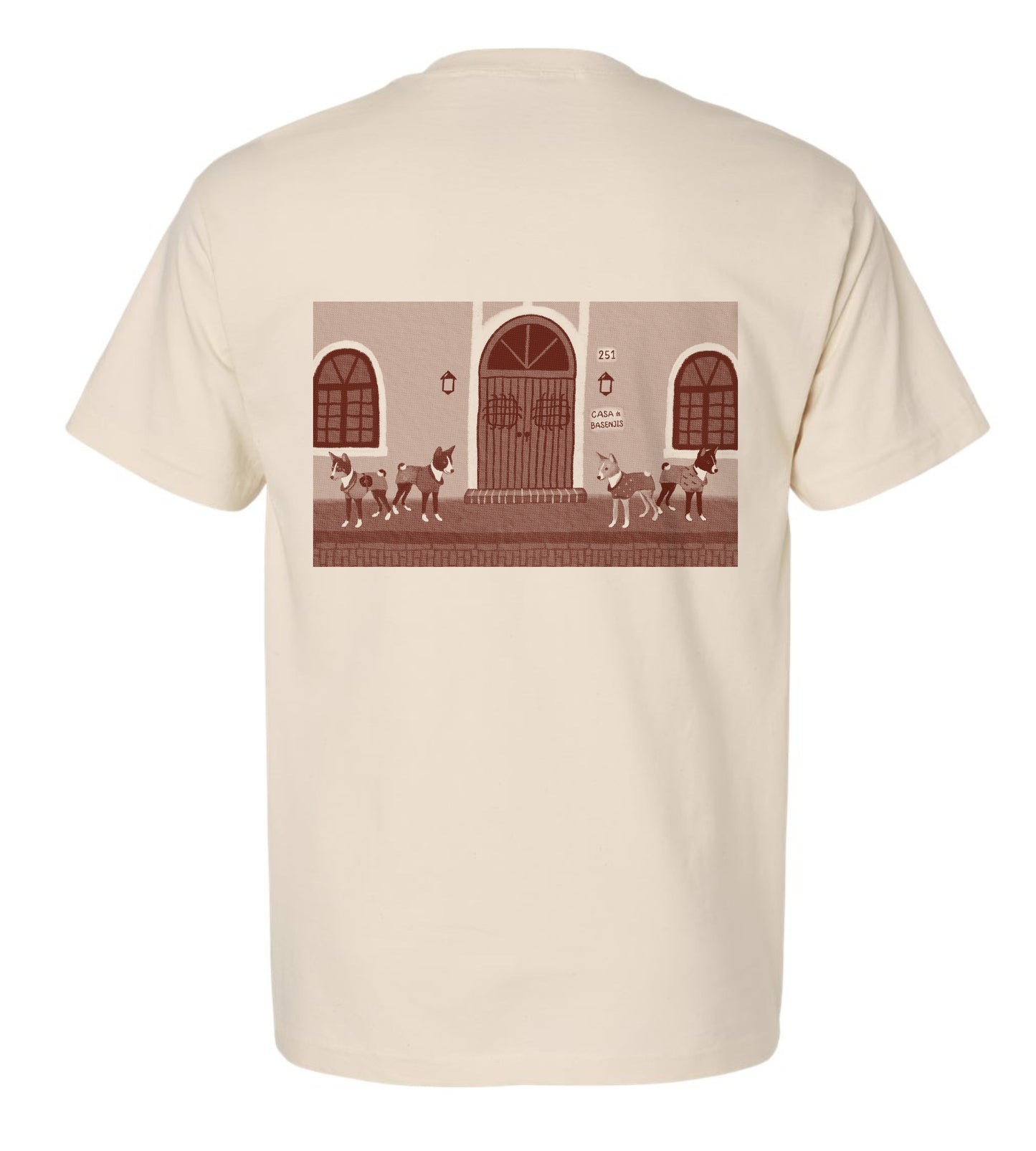 2025AW | Casa de Basenjis (Sizes L~3XL) ~ Screen-printed T-shirts