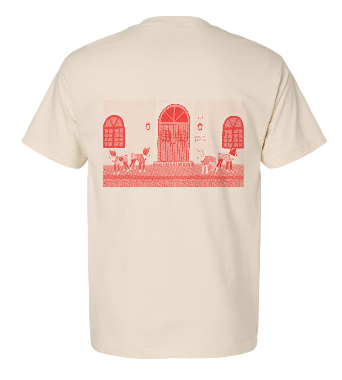 2025AW | Casa de Basenjis (Sizes L~3XL) ~ Screen-printed T-shirts