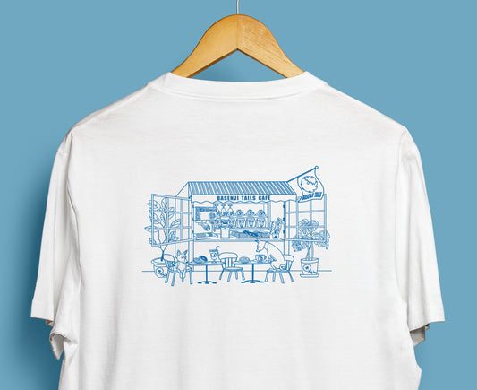 2025SS | Basenji Tails Café [2nd edition] ~ Screen-printed T-shirts